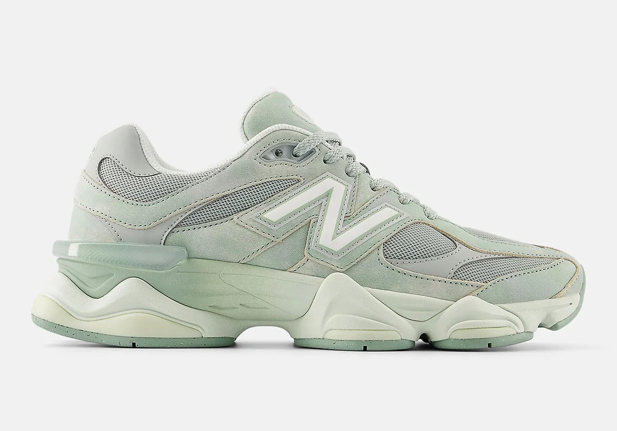 New Balance 9060 “Mosaic Green”: frisse pastel look voor het nieuwe seizoen