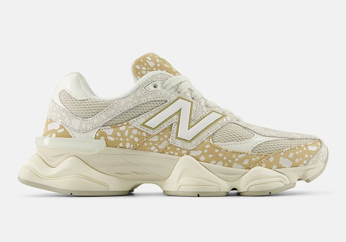 New Balance 9060 “Deer Print” combineert animal print met aardse tinten