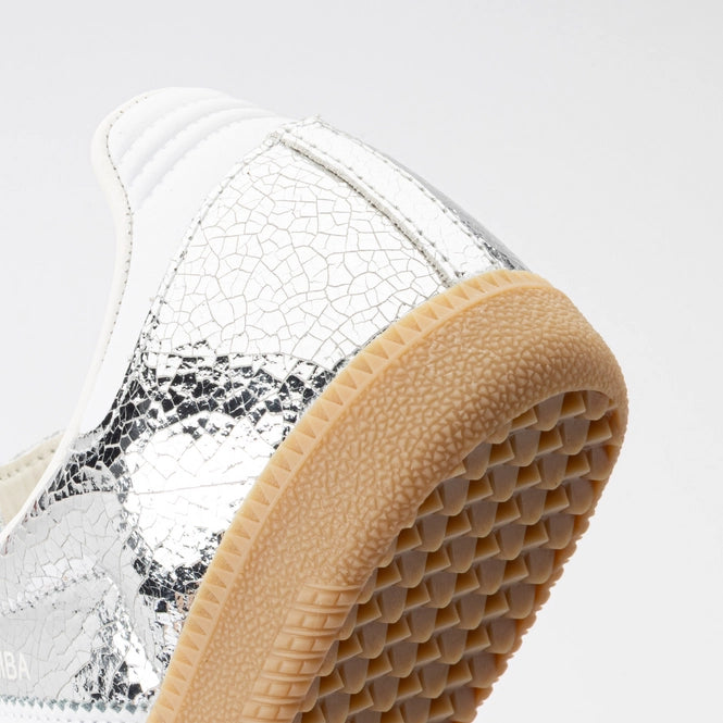 ADIDAS Samba OG Silver Metallic Cloud White (Women's)