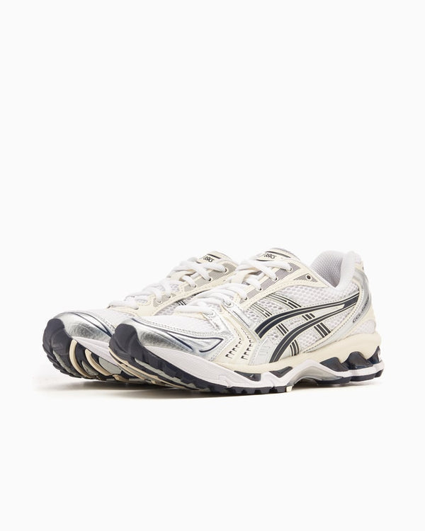 GEL-venster in de hiel van een Asics Gel-Kayano 14 White Midnight
