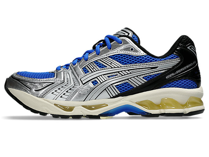 ASICS Gel-Kayano 14 'Illusion Blue': blauw mesh met zilveren overlays