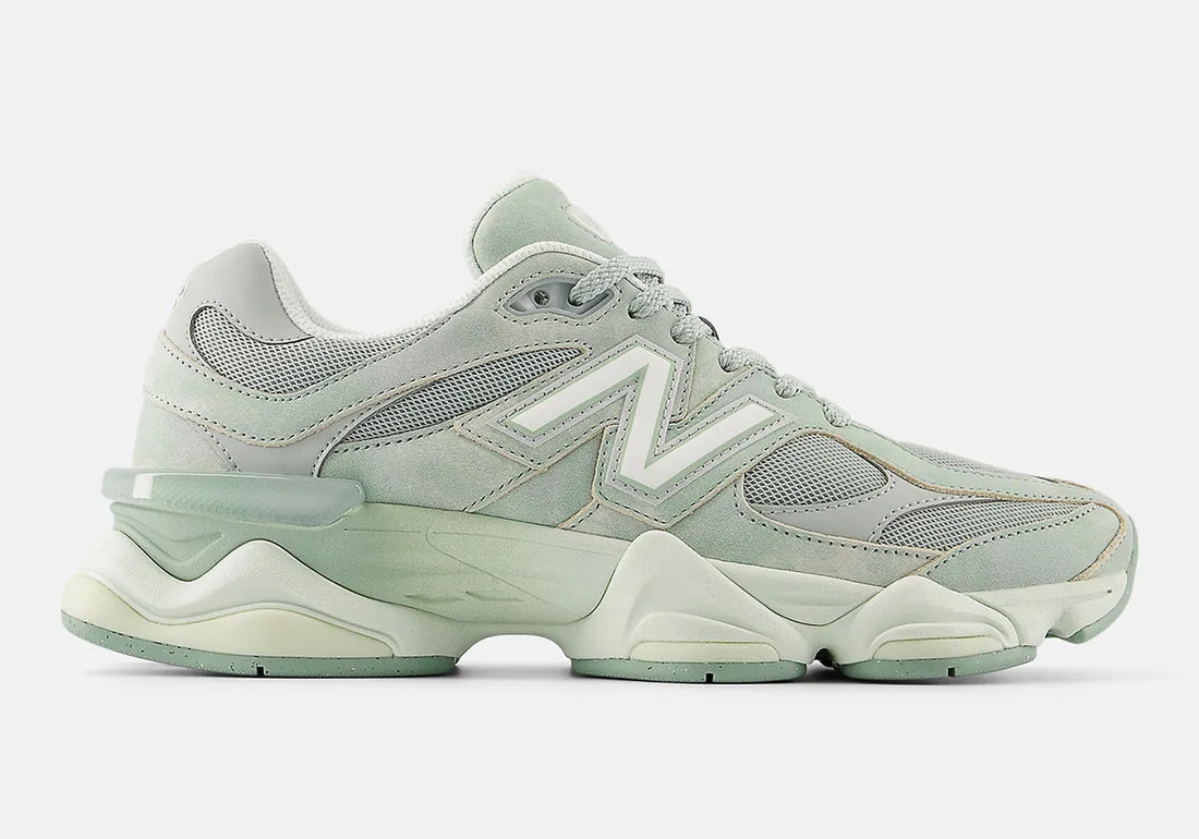 New Balance 9060 “Mosaic Green”: frisse pastel look voor het nieuwe seizoen