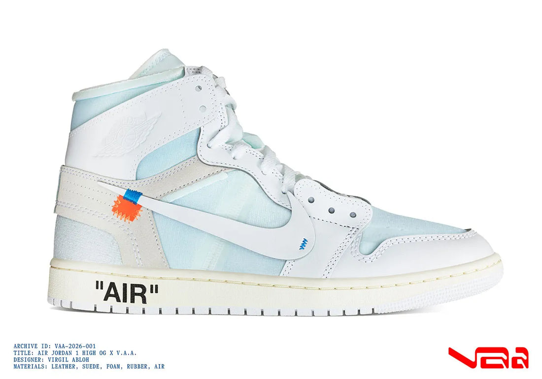 De nieuwste Nike Air Jordan 1 ter ere van Virgil Abloh