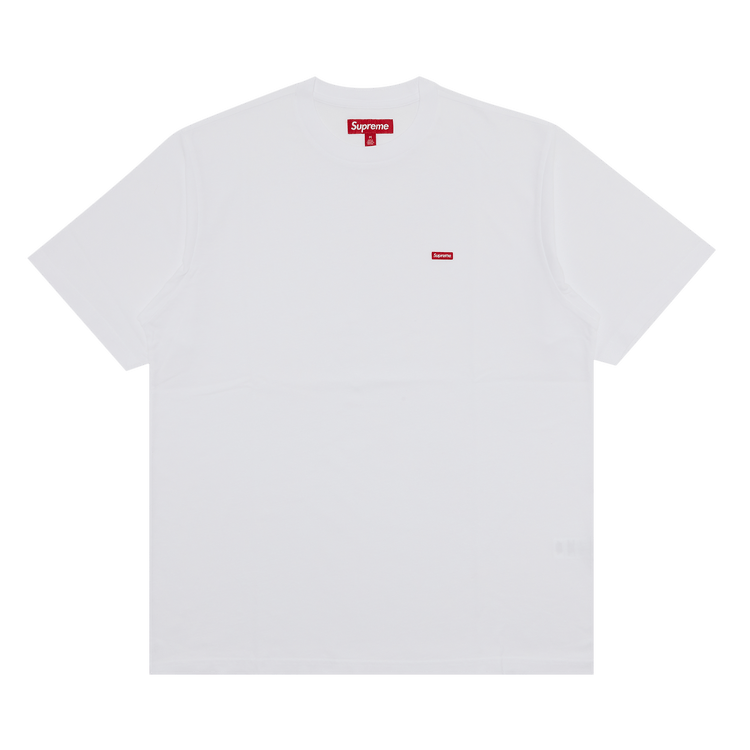 Supreme Small Box Tee wit met klein box logo op de borst