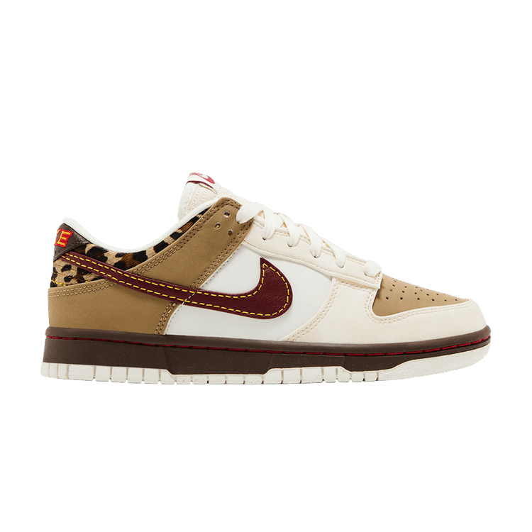 Nike Wmns Dunk Low 'Khaki Team Red'