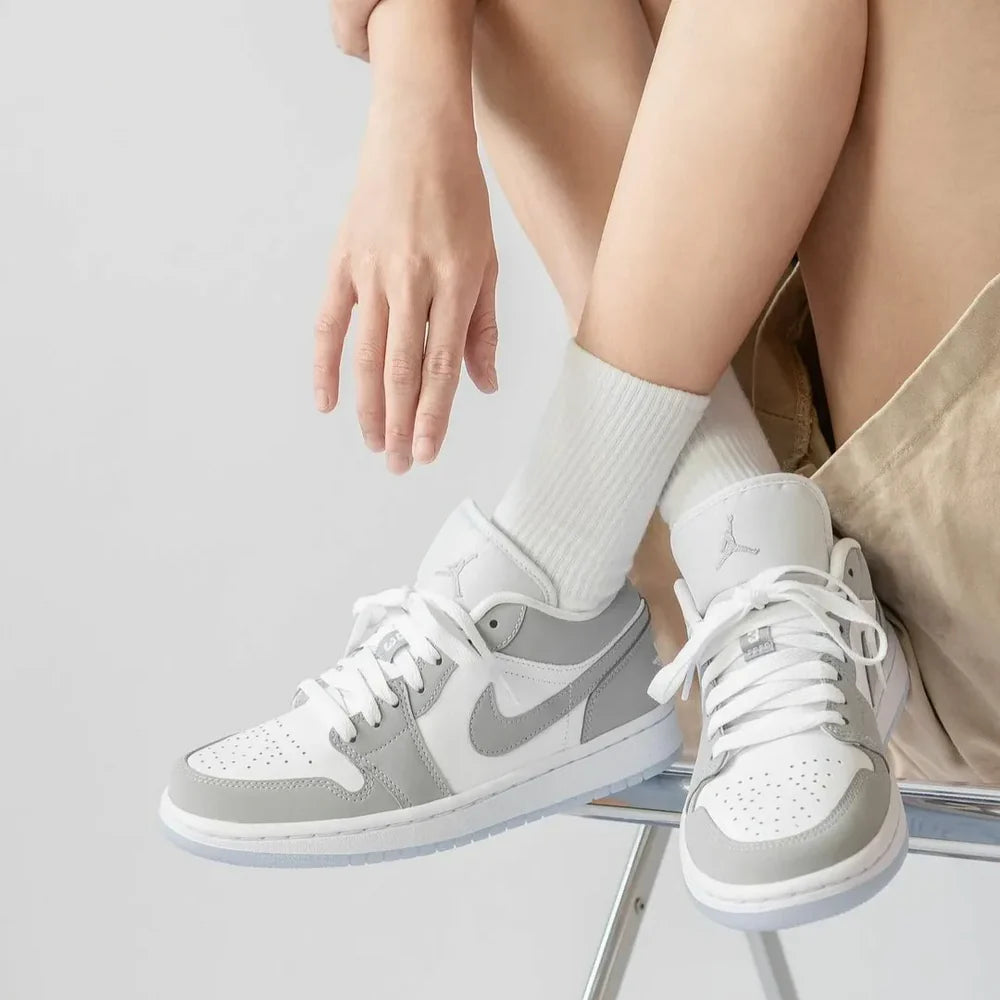 Wmns Air Jordan 1 Low 'White Wolf Grey'