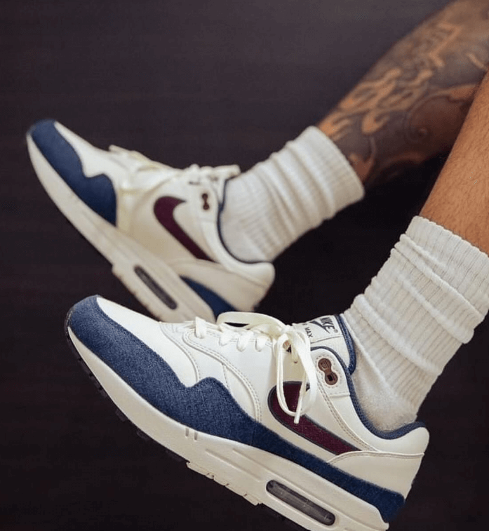 Nike Air Max 1 'Coconut Milk Burgundy Crush'