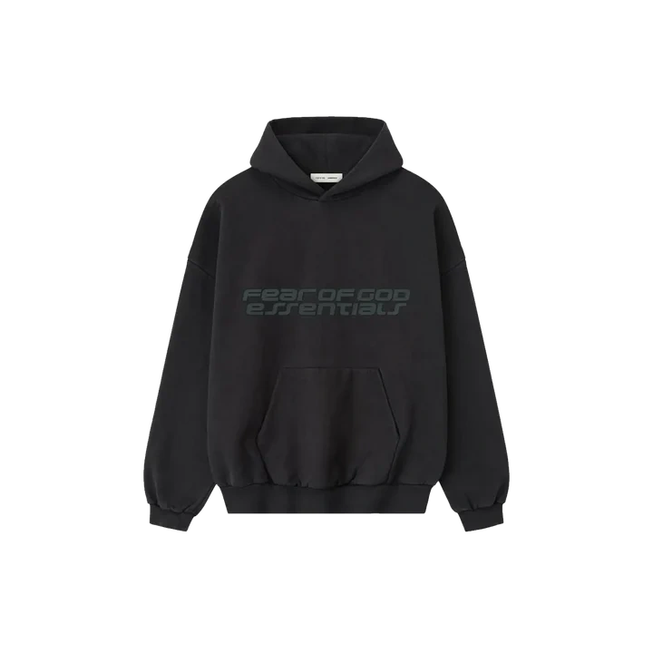 Fear of God Essentials Vintage Black Hoodie