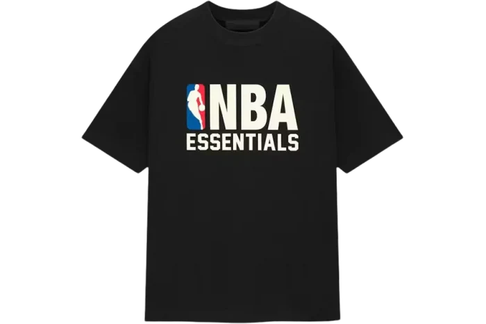 Fear of God Essentials NBA Black White Set - T-shirt en short - foto 2