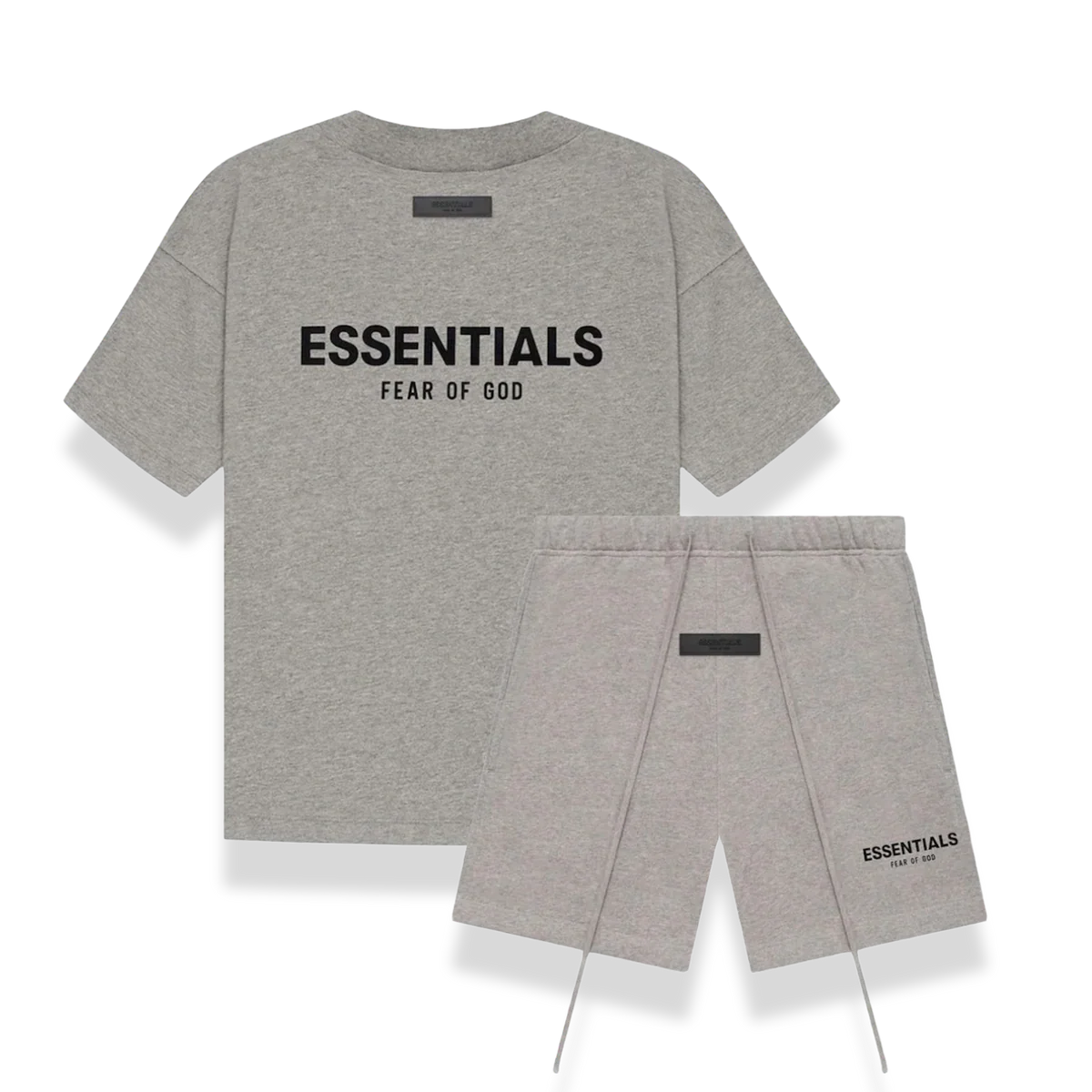 Fear of God Essentials Dark Oatmeal Set - T-shirt en short