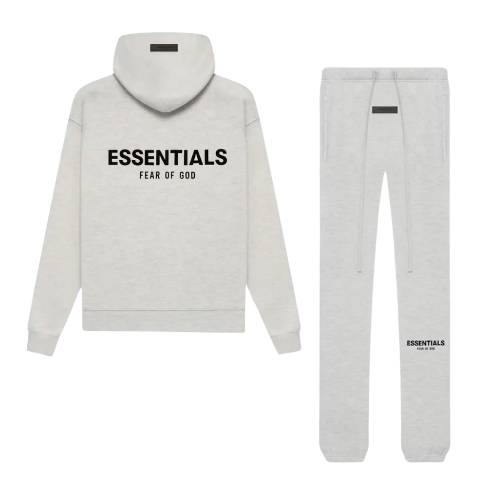 Fear of God Essentials Light Oatmeal Full Set, hoodie en sweatpants