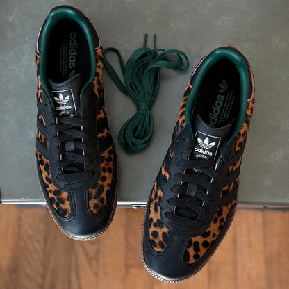 adidas Samba OG Black Green Leopard
