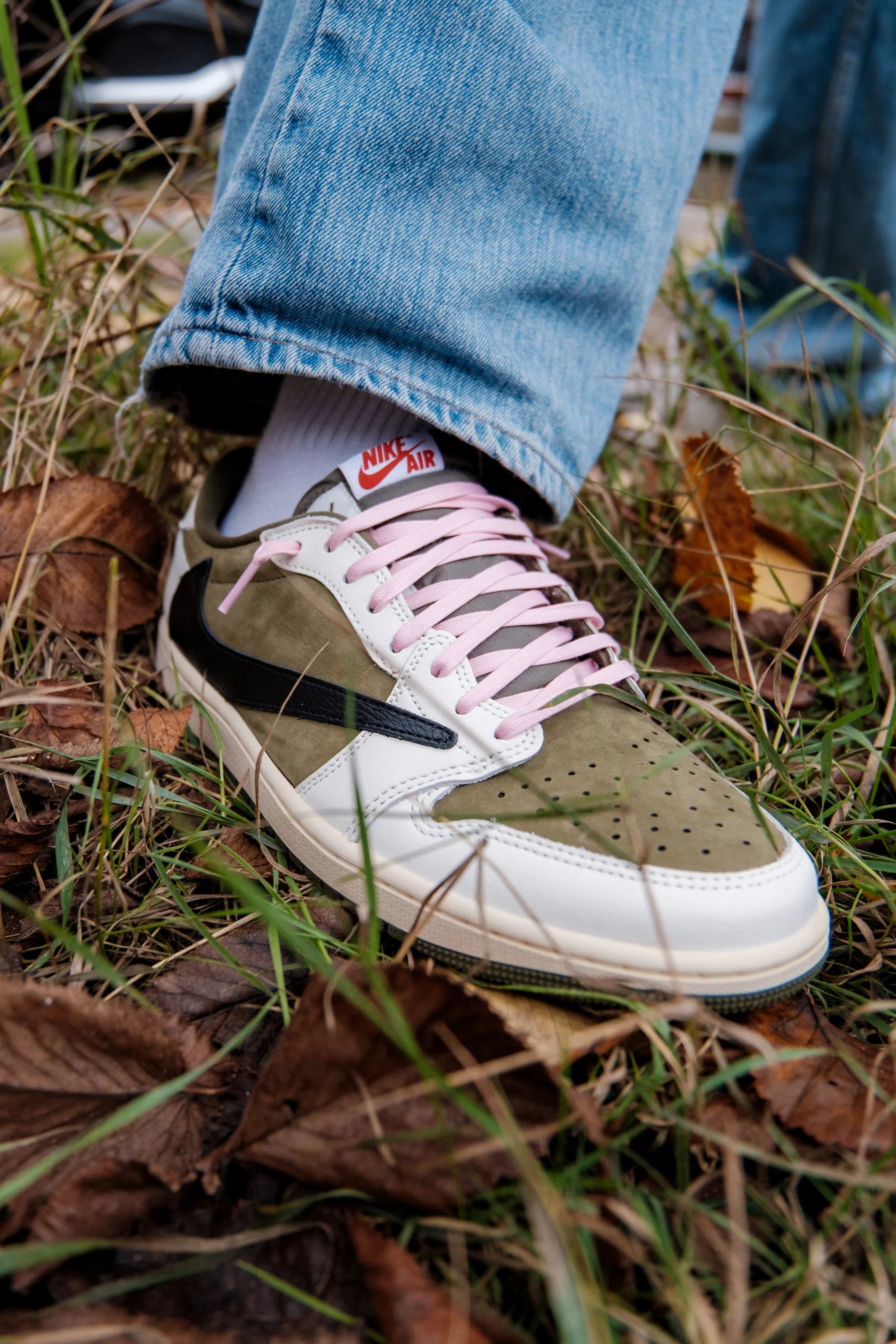 Travis Scott x Air Jordan 1 Retro Low OG SP 'Reverse Olive / Medium Olive'