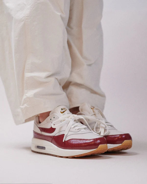 Nike Wmns Air Max 1 LX 'Team Red Croc'