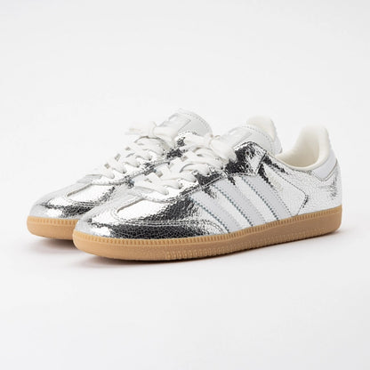 ADIDAS Samba OG Silver Metallic Cloud White (Women's)