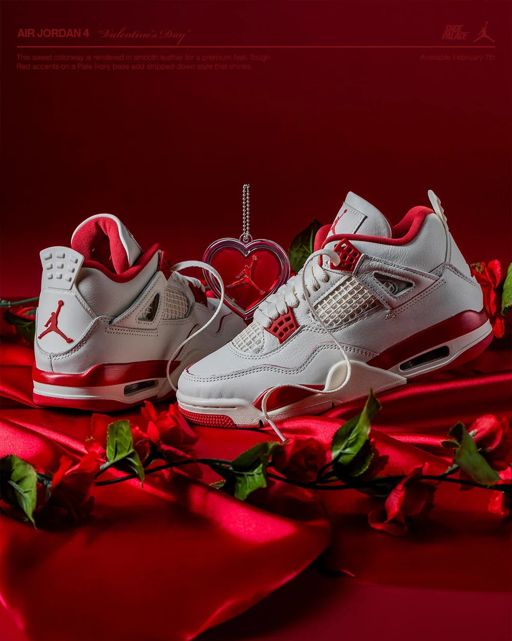Wmns Air Jordan 4 Retro 'Valentine's Day'