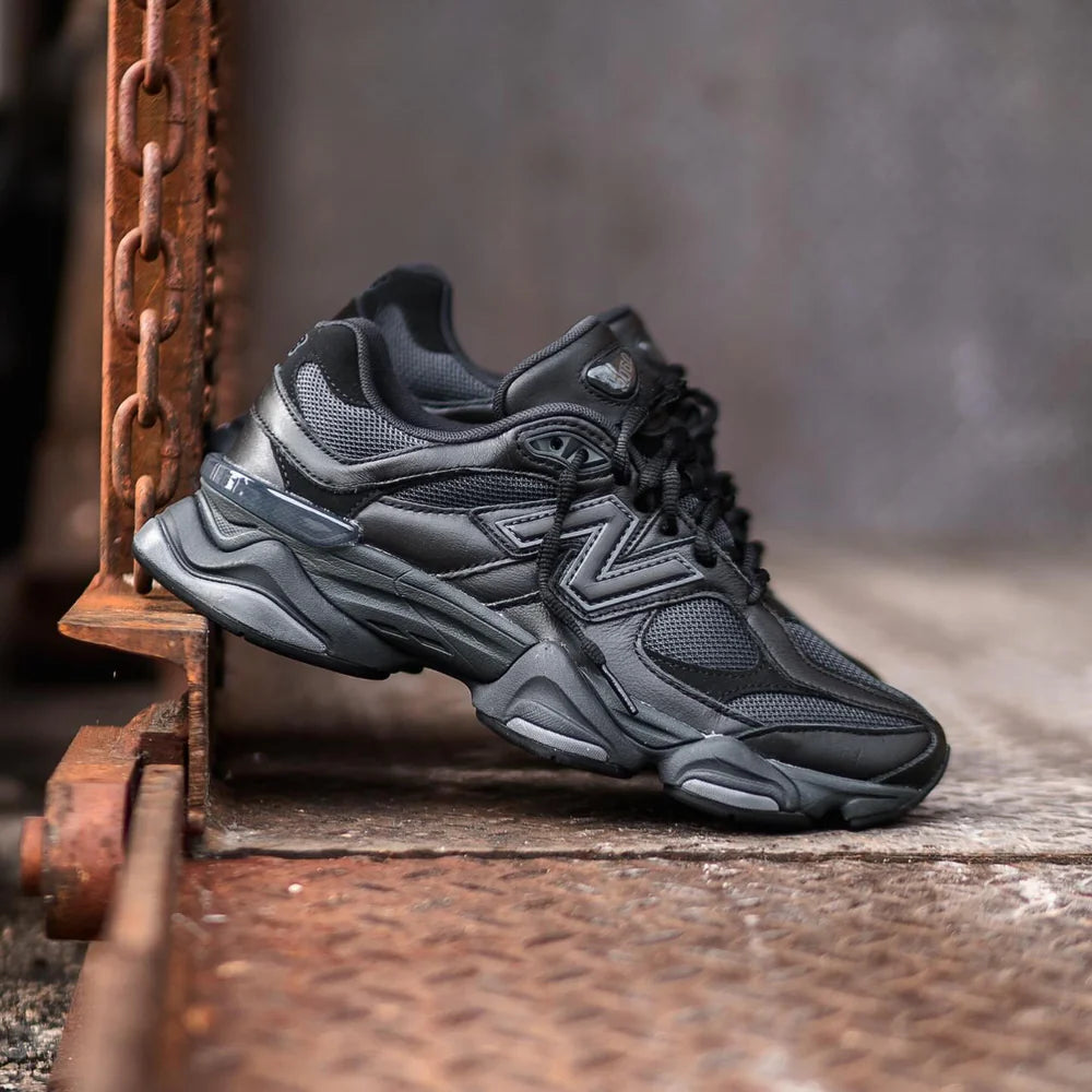 New Balance 9060 'Triple Black Leather'