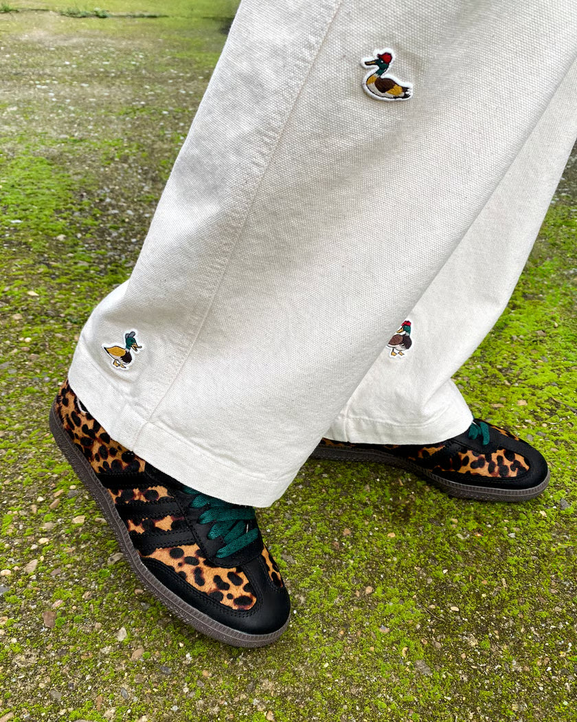 adidas Samba OG Black Green Leopard