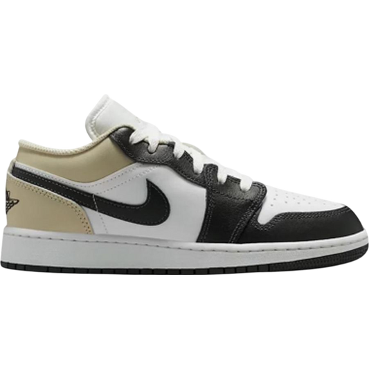 Jordan 1 Low White Black Beige (GS)
