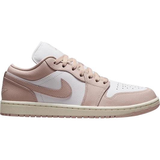 Air Jordan 1 Low White/Pink Oxford-Sail